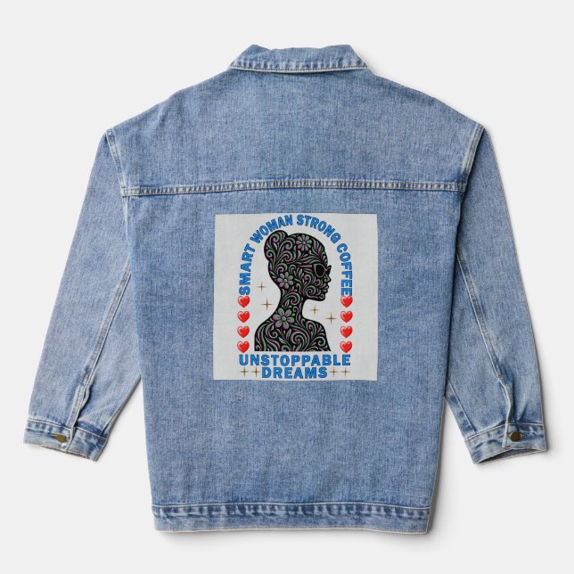 Veste En Jean femme forte (Verso)