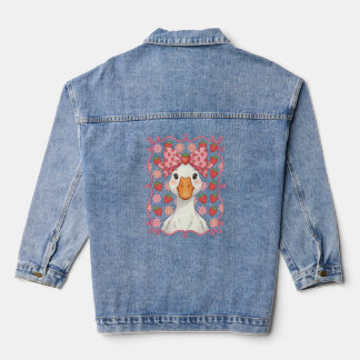 Veste En Jean Femme Oie Fraise Été Nœud