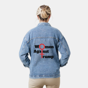 Veste En Jean Femmes contre Trump Denim Jacket