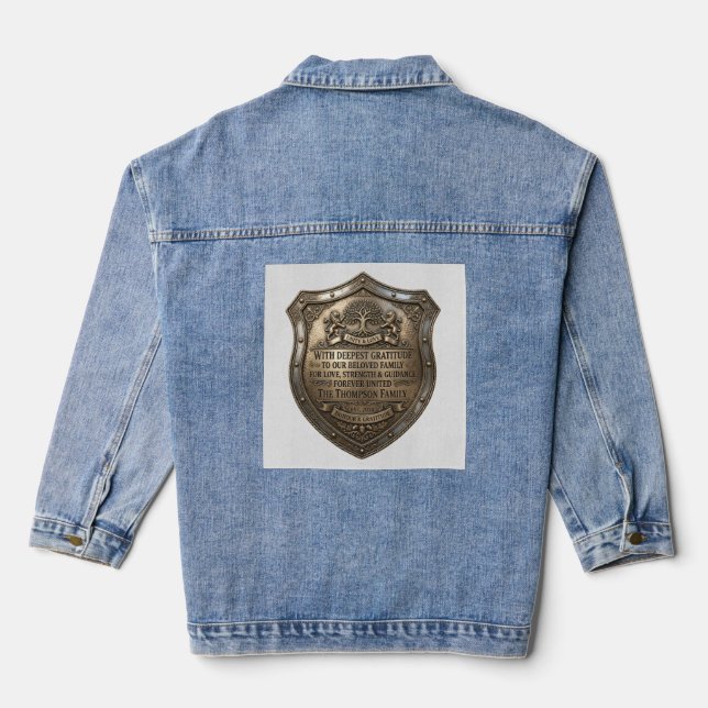 Veste En Jean Fête des Pères (Verso)