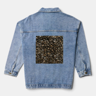 Veste En Jean Fèves de café