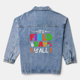 Veste En Jean Field Day Fun Day School Rainbow Color Splash Kids