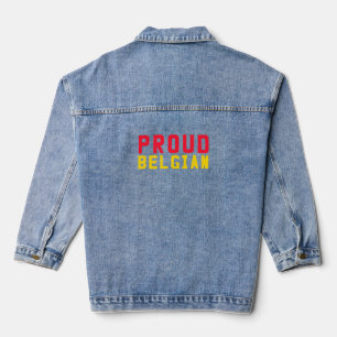 Veste En Jean Fier Belge