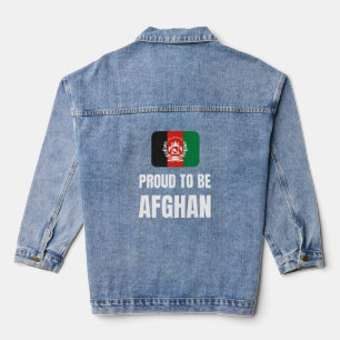 Veste En Jean Fière d'être afghane