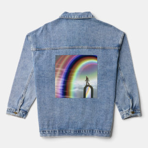 Veste En Jean Figure de mystère au Stargate interdimensionnel