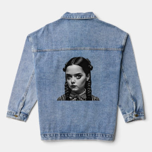 Veste En Jean Film gothique Noir - Talking Heads Psycho Killer