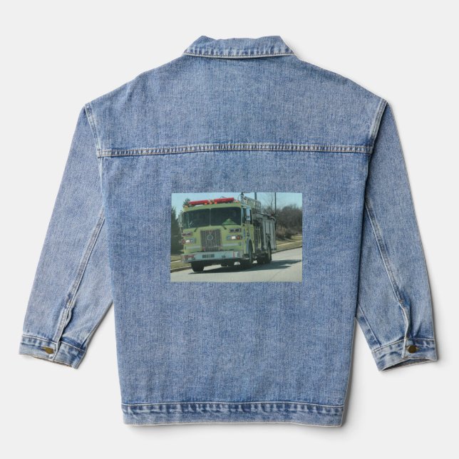 Veste En Jean Fire camion (Verso)