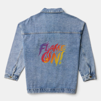 Veste En Jean FLAMME ! ! Jean Jacket
