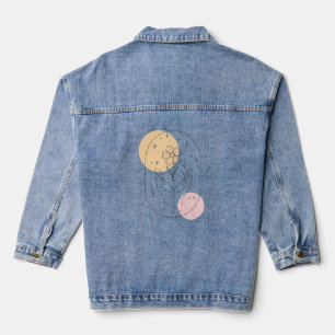 Veste En Jean Fleur