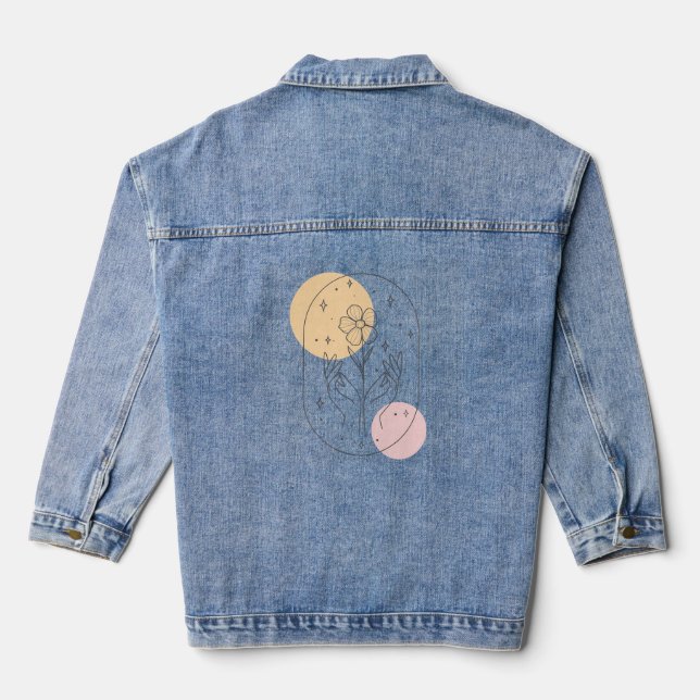 Veste En Jean Fleur (Verso)