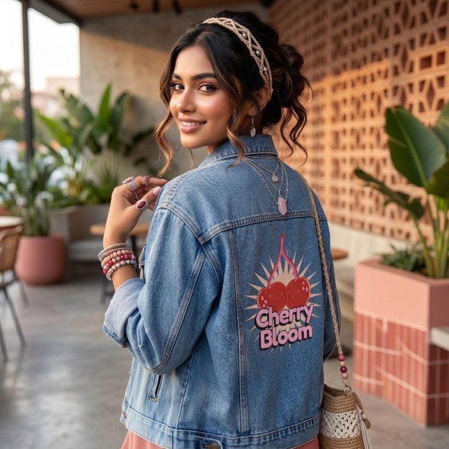 Veste En Jean Fleur de cerisier (Créateur téléchargé)