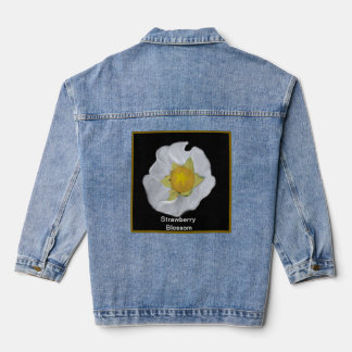 Veste En Jean Fleur de fraise Denim Jacket