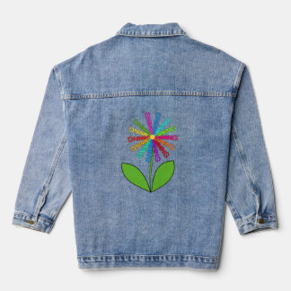 Veste En Jean Fleur de l'apprentissage