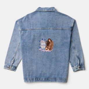 Veste En Jean Fleurissez à Votre Manière T-Shirt Papillon Fille
