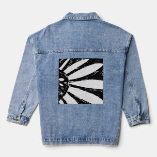 Veste En Jean fleurs