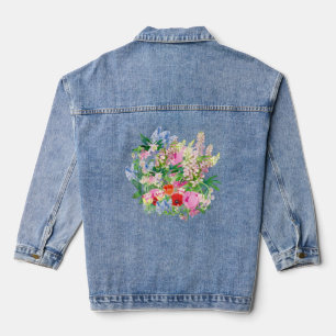 Veste En Jean Fleurs de jardin