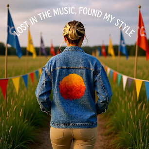 Veste En Jean Floraison du solstice