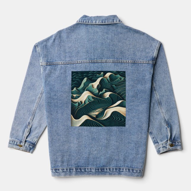 Veste En Jean Flowing harmony (Verso)
