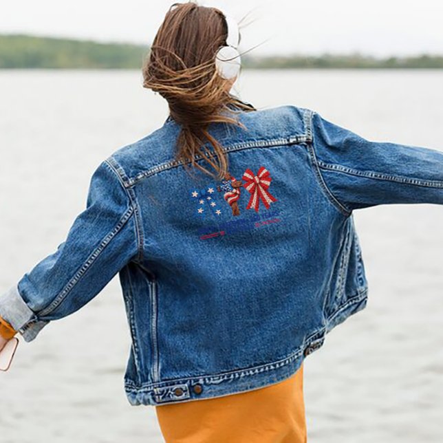 Veste En Jean Foi, Liberté & 250 Ans (Créateur téléchargé)