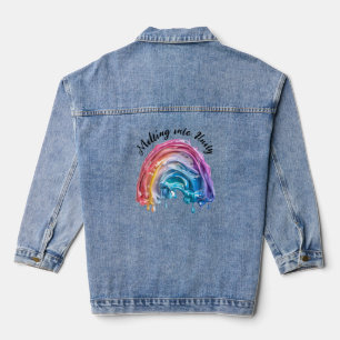 Veste En Jean Fondre dans l'Unité, un amour, beaucoup de couleur