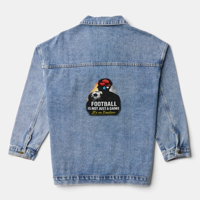 Veste En Jean Football and Identity (Verso)