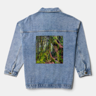 Veste En Jean Forêt moussue