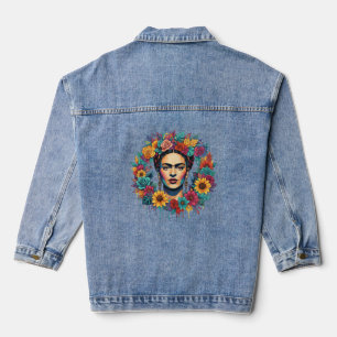 Veste En Jean Frida Kahlo