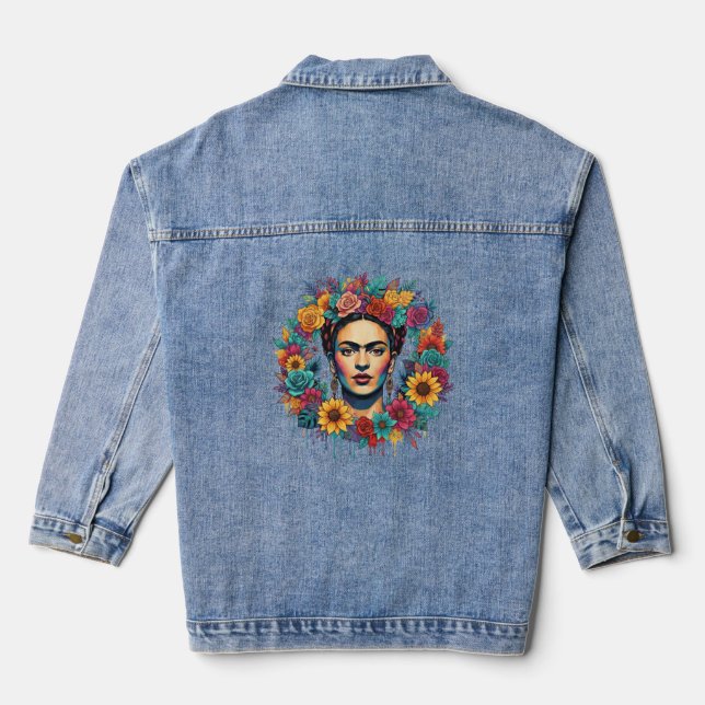 Veste En Jean Frida Kahlo (Verso)