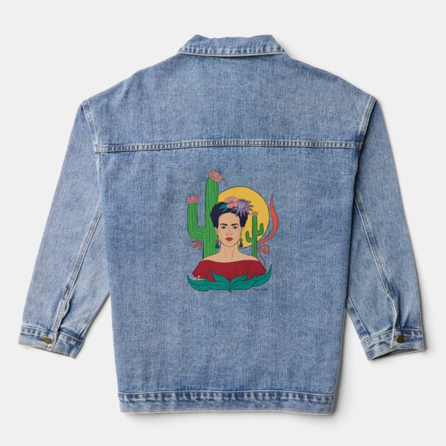 Veste En Jean Frida Kahlo Desert Graphic (Verso)