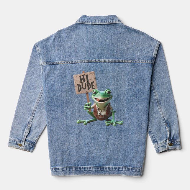 Veste En Jean Froglet d'accueil (Verso)