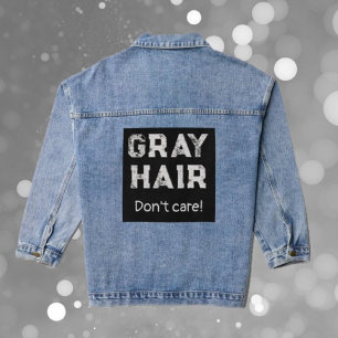Veste En Jean Fun & Laughs ! Cheveux gris, ne t'en fais pas