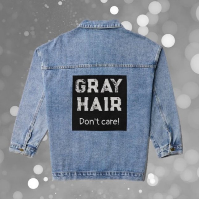 Veste En Jean Fun & Laughs ! Cheveux gris, ne t'en fais pas (Créateur téléchargé)