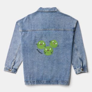 Veste En Jean Funny Brussels sprouts légumes caricature