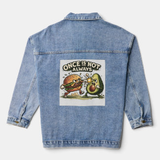 Veste En Jean Funny Burger vs Avocat