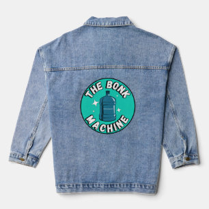 Veste En Jean Funny Cute the bonk machine /Free Palestine design