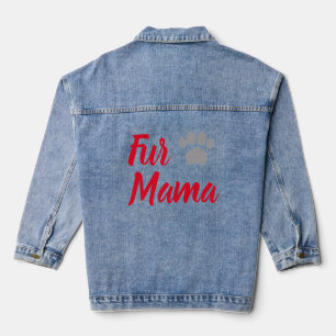 Veste En Jean Fur Mama
