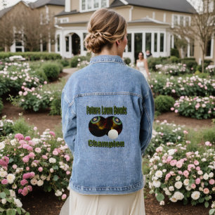 Veste En Jean Futur Champion des Bowls de pelouse, Jacket Dames