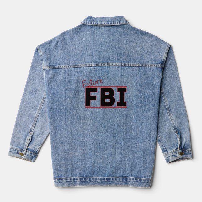 Veste En Jean Futur FBI (Verso)