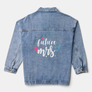 Veste En Jean Future Mme Groupe De Mariage Et Enterrement De Vie