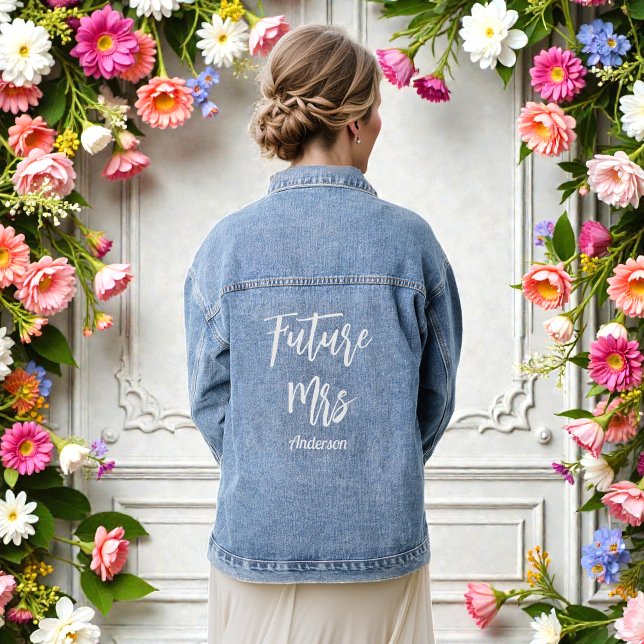 Veste En Jean Future Mme Mariée Robe de mariée  (Créateur téléchargé)