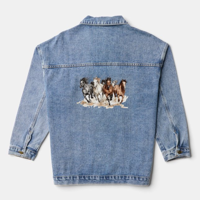 Veste en jean Galloping Glory (Verso)