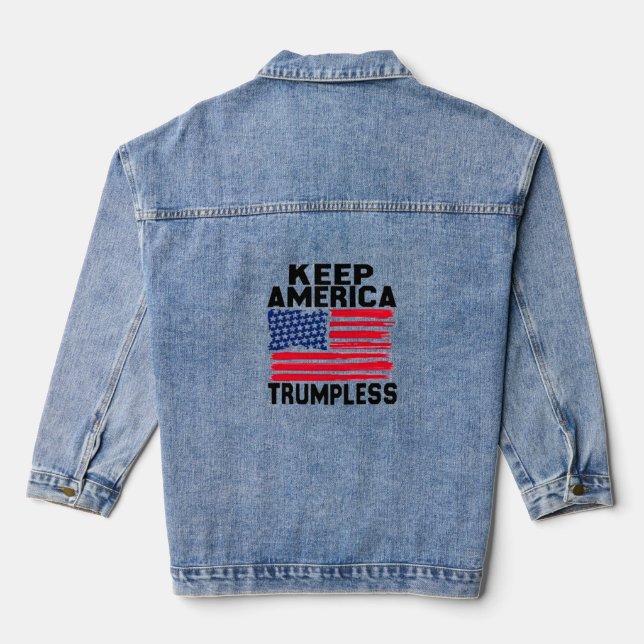 Veste En Jean Garder l'amérique trumpless denim jacket (Verso)