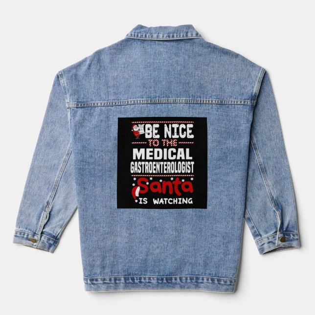 Veste En Jean Gastroentérologue Médicale (Verso)