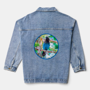 Veste En Jean Geai de Steller - Photographie originale
