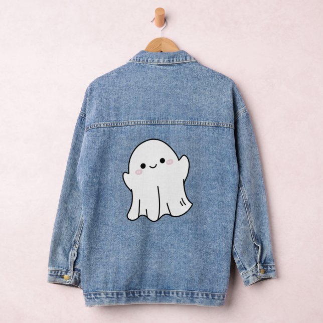 Veste En Jean Ghost Boo Halloween  (Hangar)