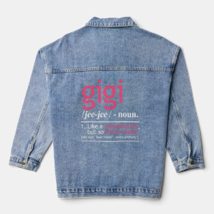 Veste En Jean Gigi Comme Une Grand-Mère Mais Tant De Glacière