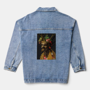 Veste En Jean Giuseppe Arcimboldo - Quatre saisons en une tête