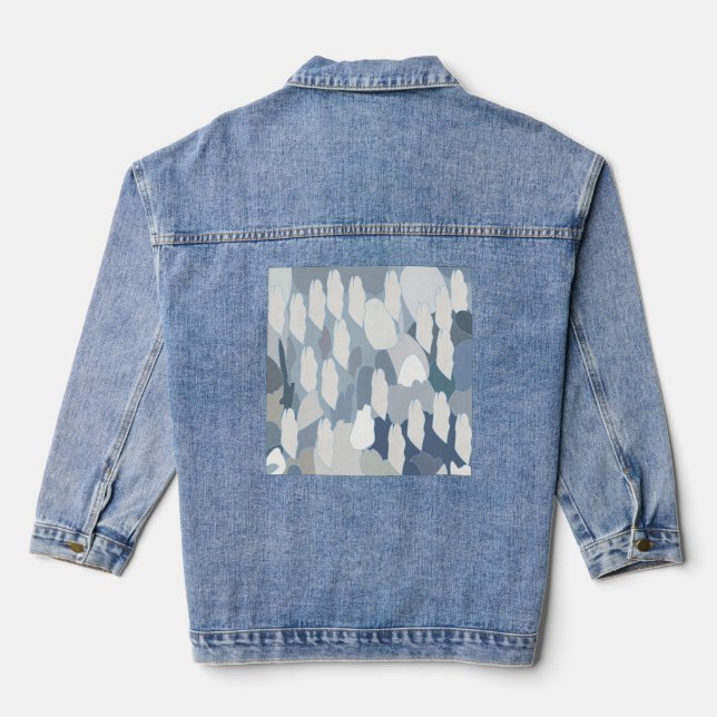 Veste En Jean Glacier bleu Motif (Verso)