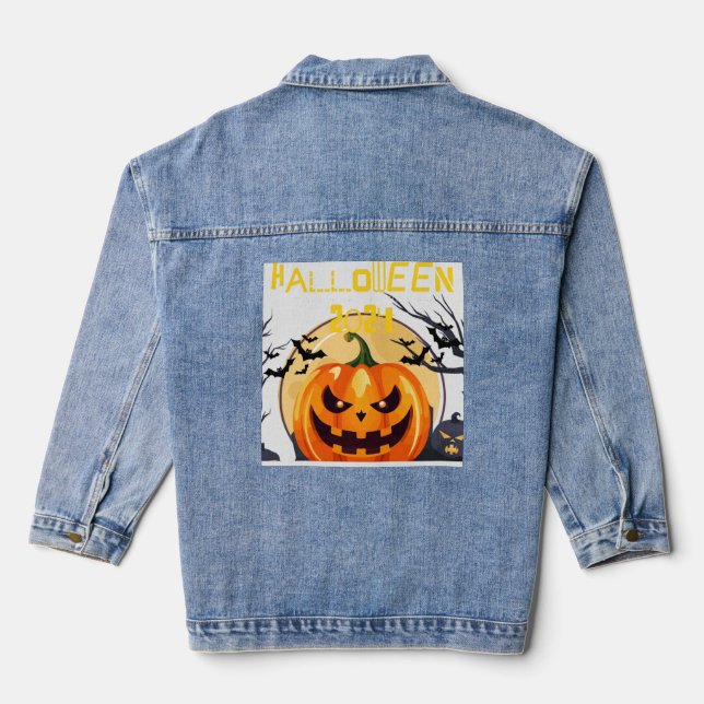 Veste En Jean Gnome love Halloween 2024 (Verso)
