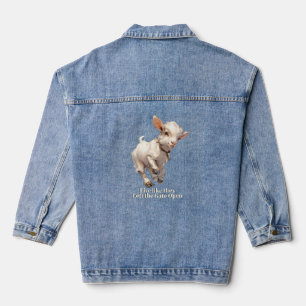 Veste En Jean Goat Live Comme ils ont laissé la porte ouverte